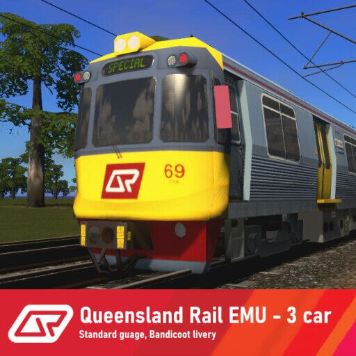 Queensland Rail EMU - 3 car [Bandicoot]